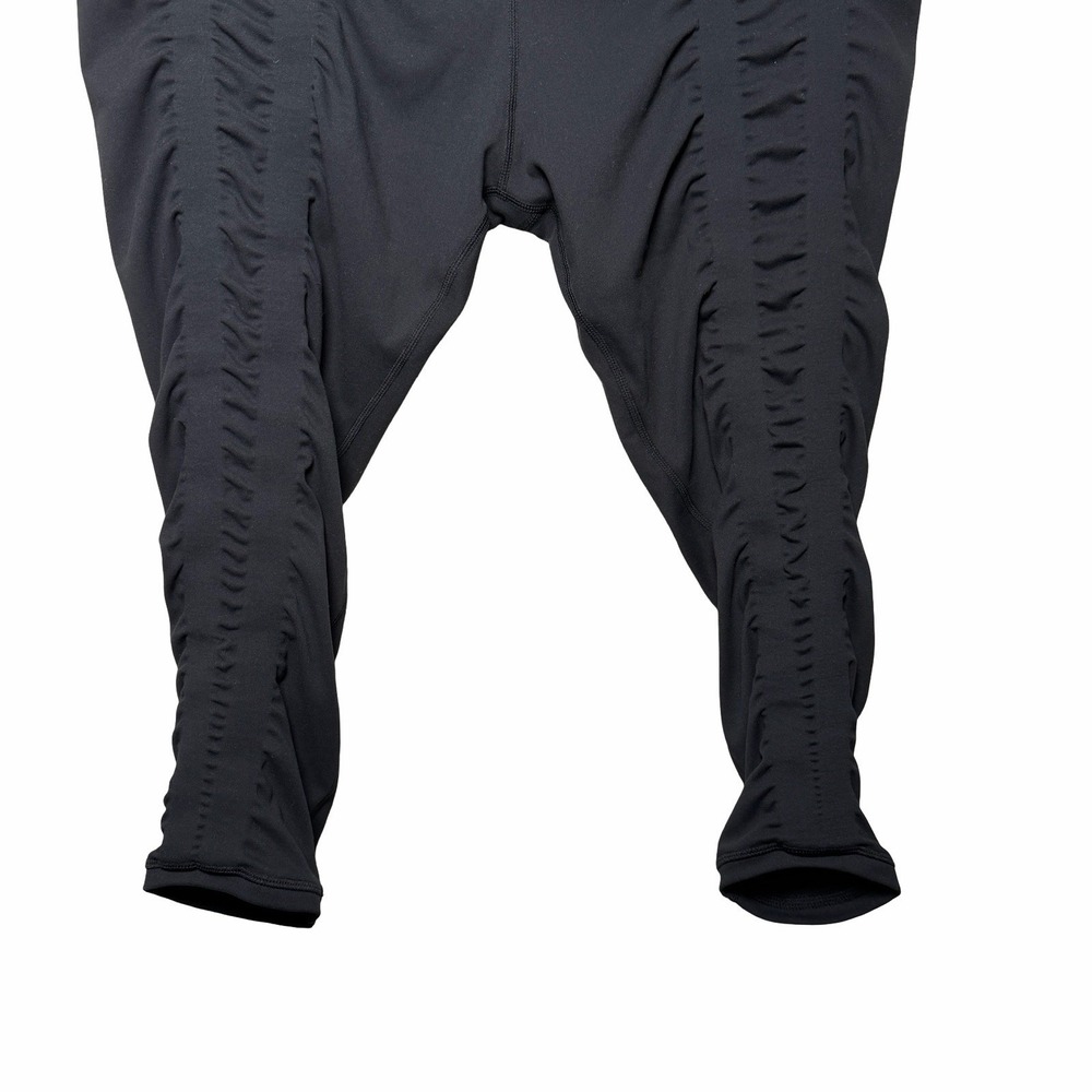 SweetFlexx Women's Capri Resistance Leggings No Pocket Size 18 Black High Waist - Picture 5 of 9